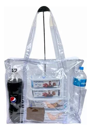 Sacola Bolsa Transparente PVC Jumbo Presidio Bolso Reforçado.